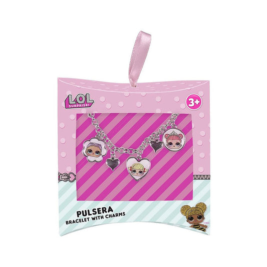 SET REGALO PULSERA METALICA CON CHARM LOL SURPRISE