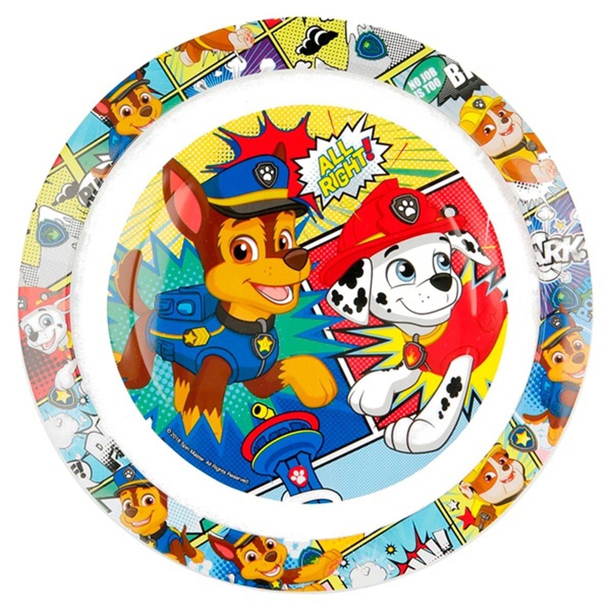 STOR PLATO MICRO KIDS PAW PATROL COMIC - ILUSION SHOP