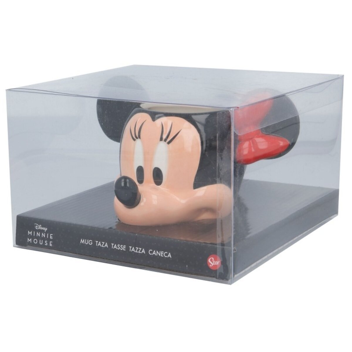 TAZA CERAMICA 3D 360 ML CABEZA MINNIE - ILUSION SHOP