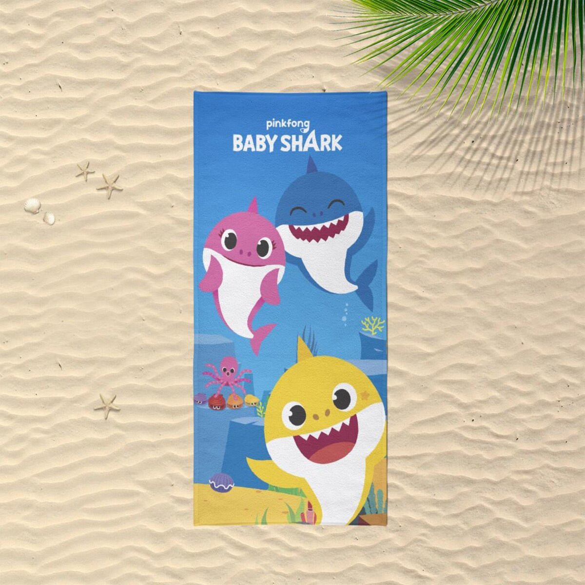 TOALLA MICROFIBRA BABY SHARK - ILUSION SHOP