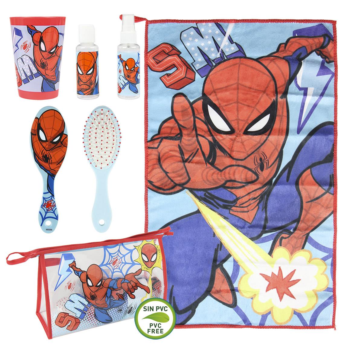 NECESER ASEO VIAJE ACCESORIOS SPIDERMAN