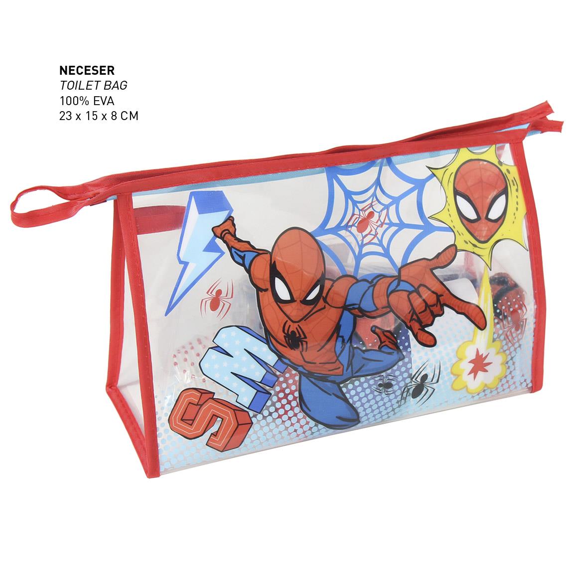 NECESER ASEO VIAJE ACCESORIOS SPIDERMAN