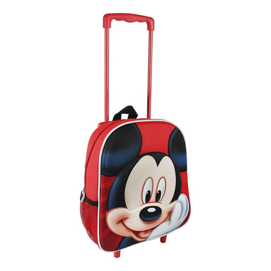 MOCHILA INFANTIL TROLLEY 3D MICKEY