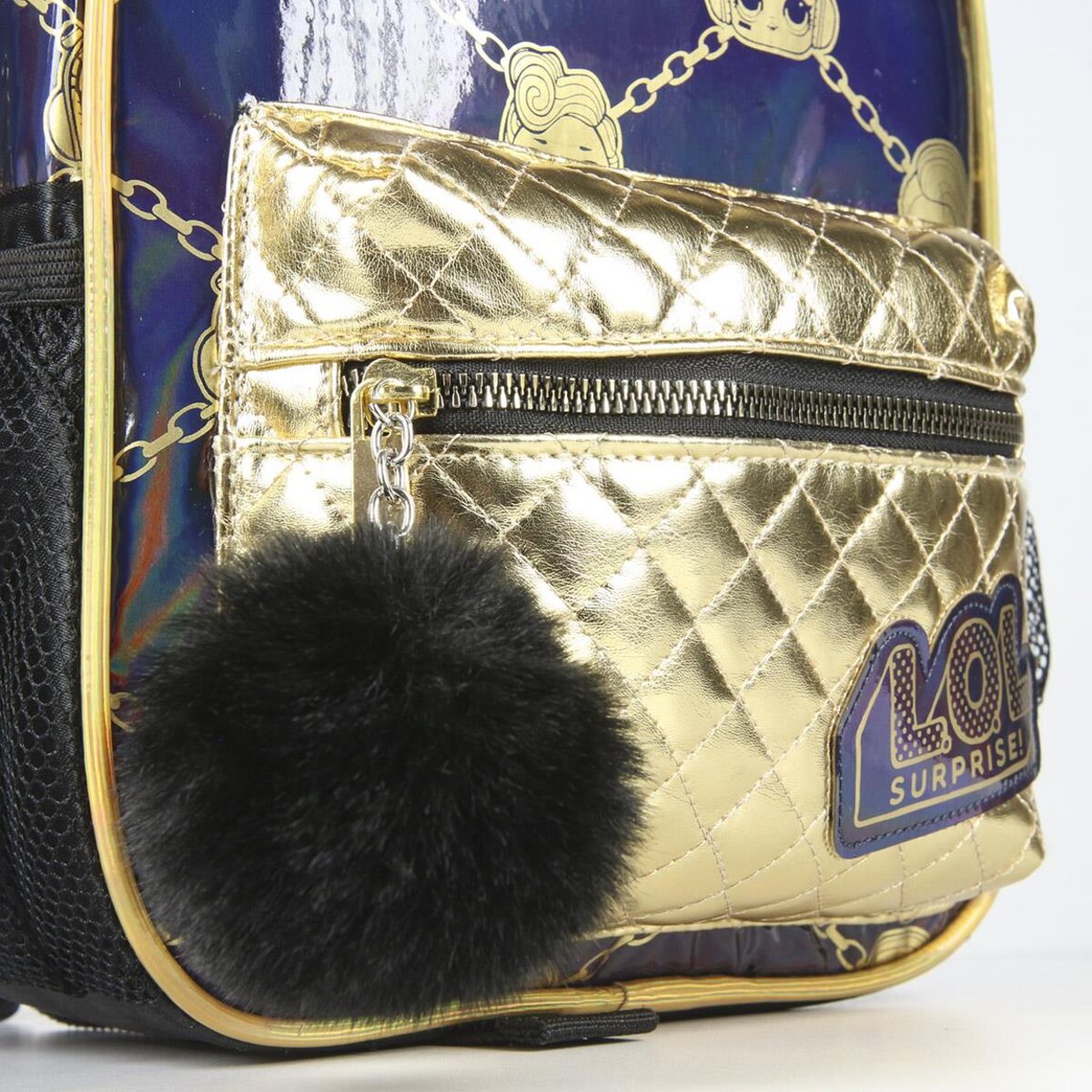 MOCHILA CASUAL LOL SURPRISE MODA POMPOM