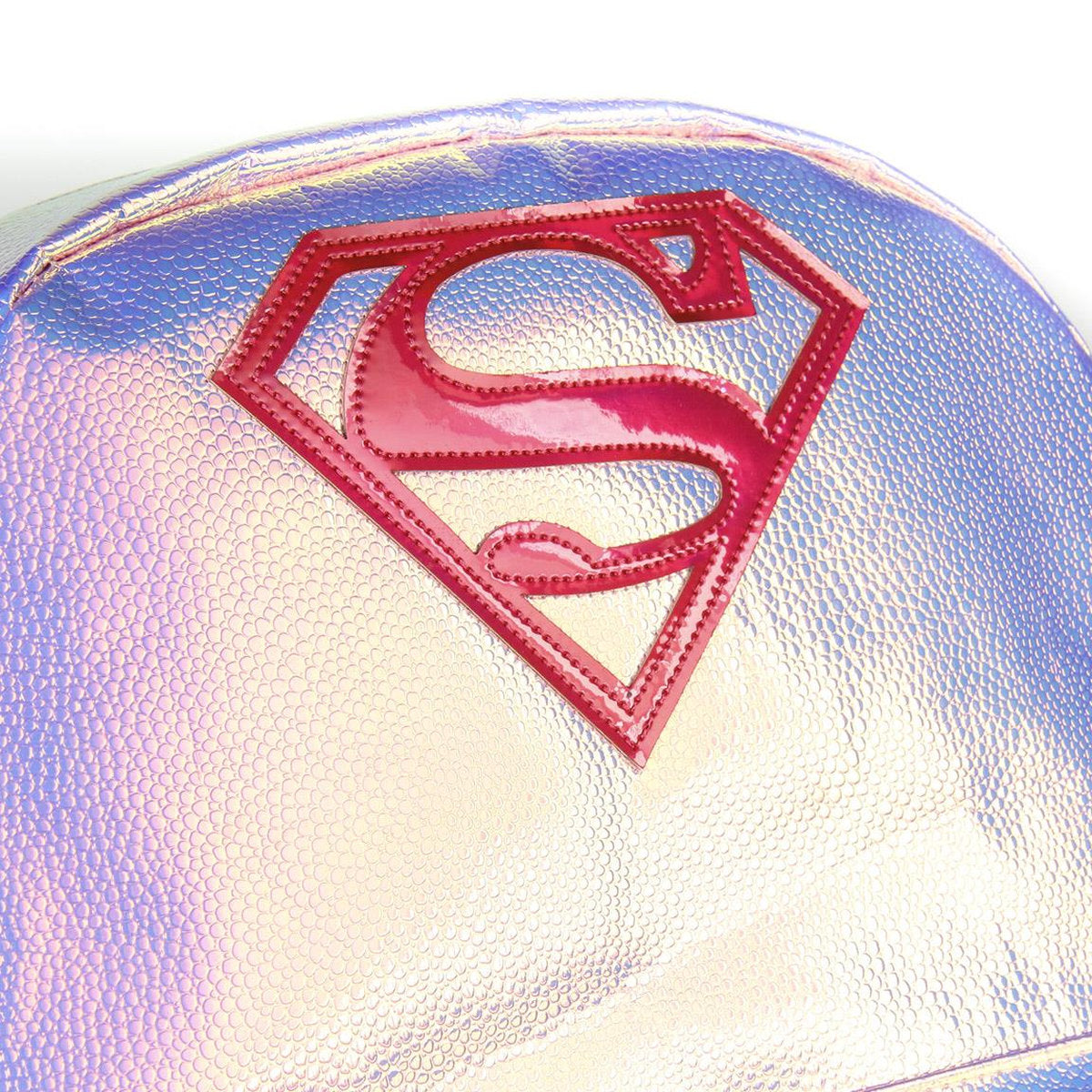 MOCHILA CASUAL MODA IRIDISCENTE SUPERMAN