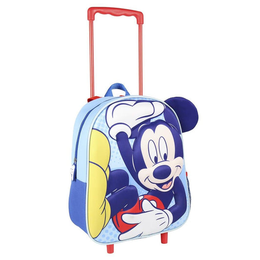 MOCHILA INFANTIL TROLLEY APLICACIONES MICKEY