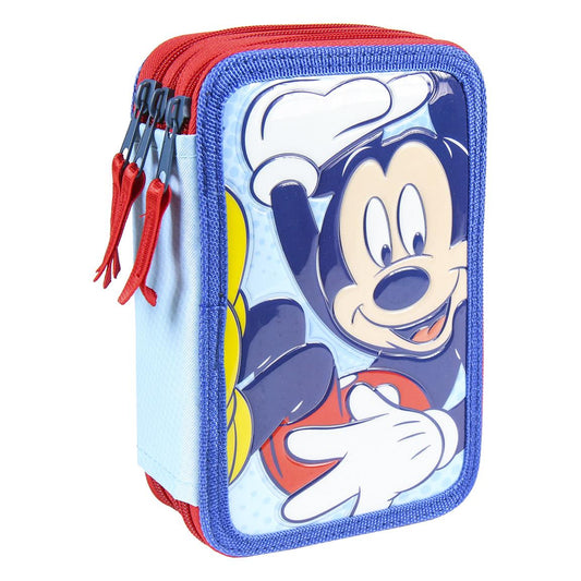 PLUMIER CON ACCESORIOS TRIPLE PREMIUM MICKEY