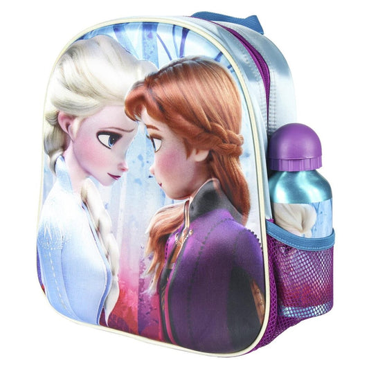 MOCHILA INFANTIL 3D CON BOTELLA  FROZEN I