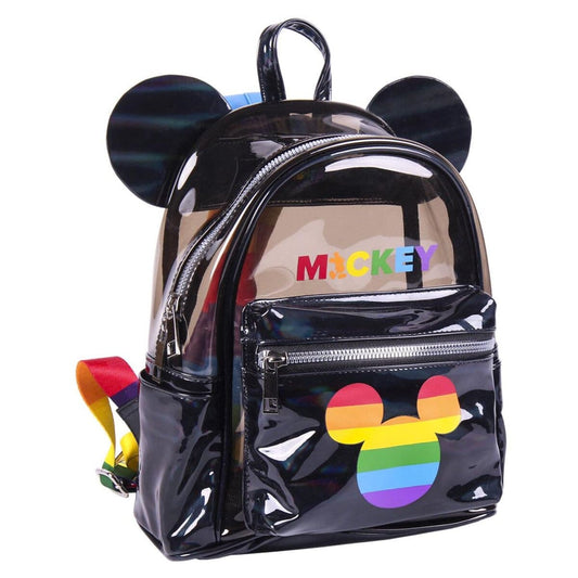 MOCHILA CASUAL MODA TRANSPARENTE DISNEY PRIDE