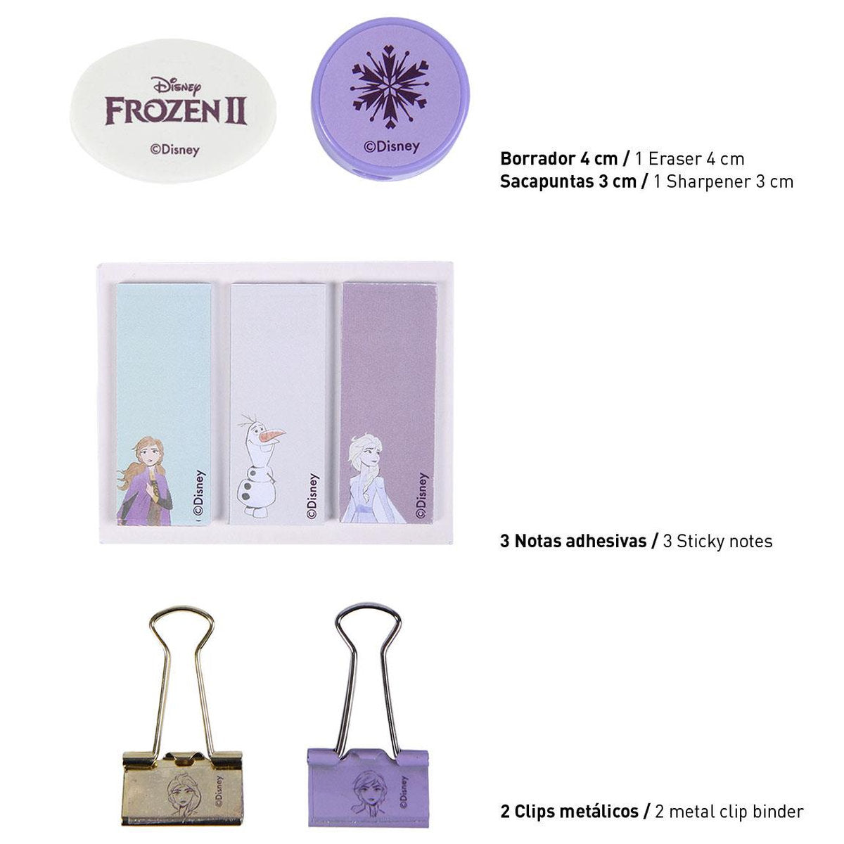 SET DE PAPELERIA ESCOLAR FROZEN II