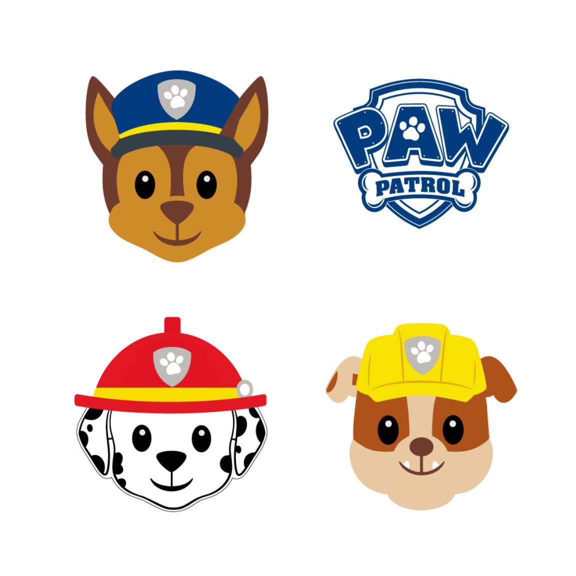 GOMA DE BORRAR PACK  X 4 PAW PATROL