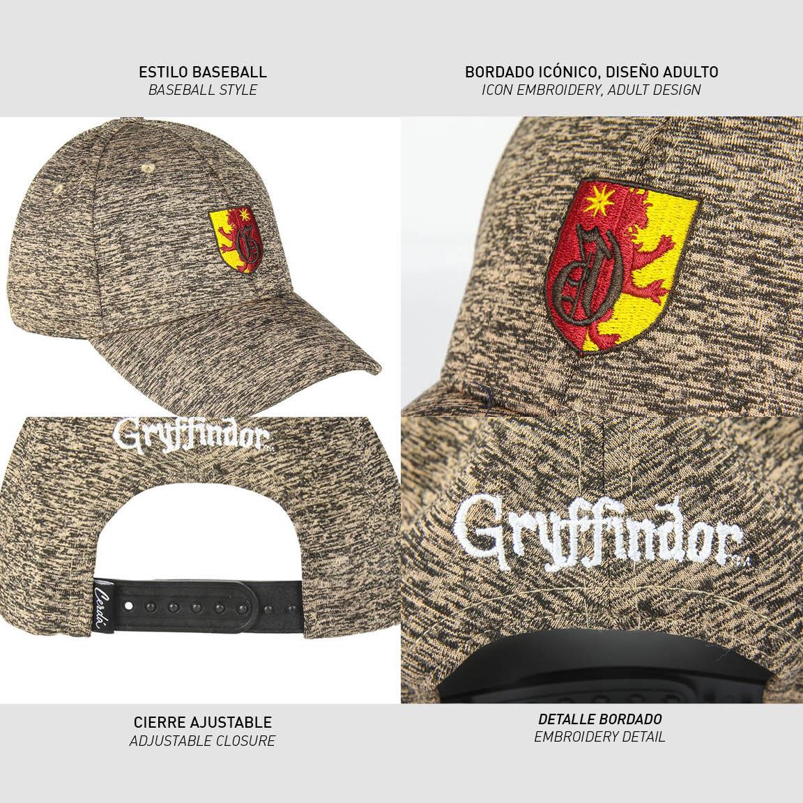 GORRA  BASEBALL VISERA CURVA HARRY POTTER