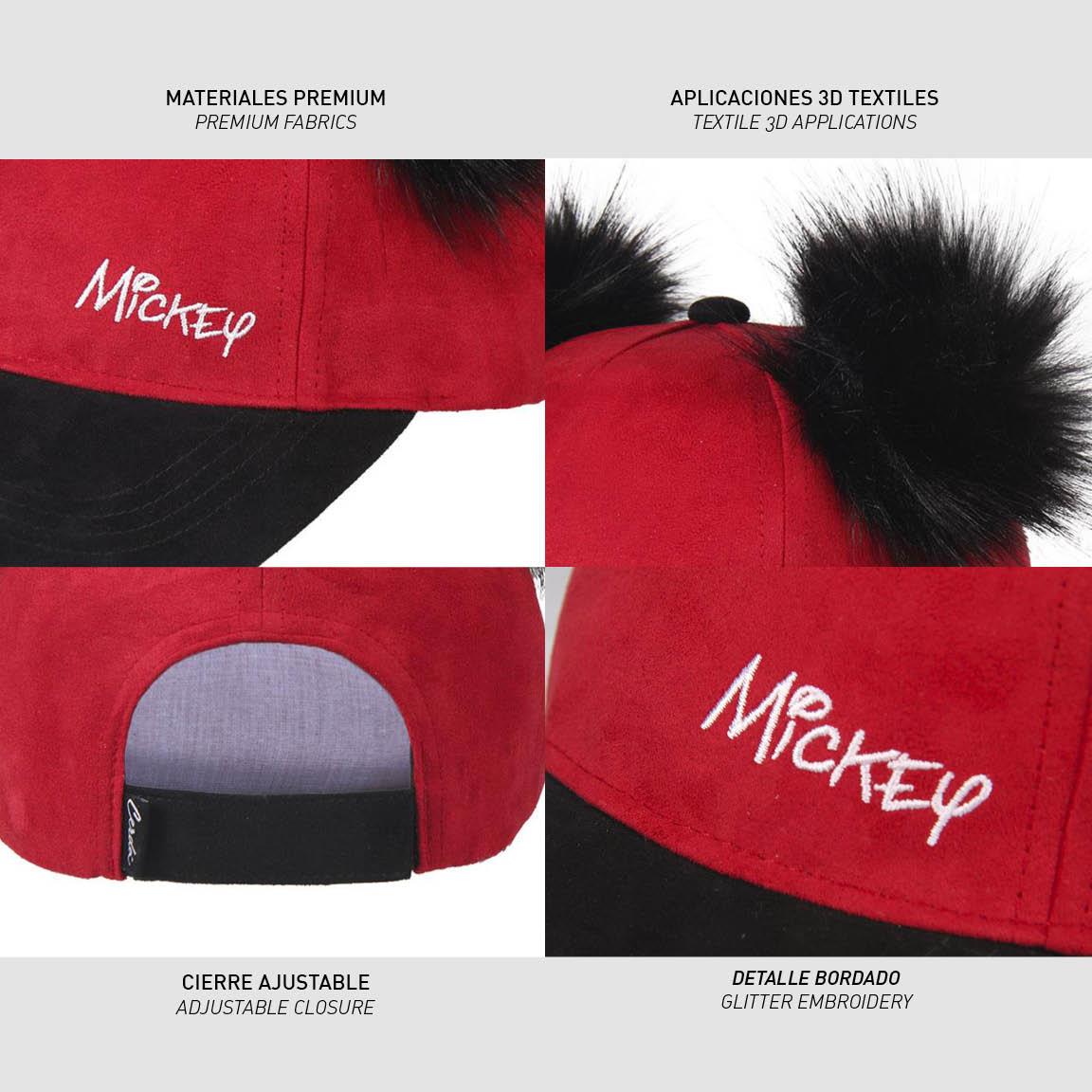 GORRA VISERA CURVA  PREMIUM MICKEY