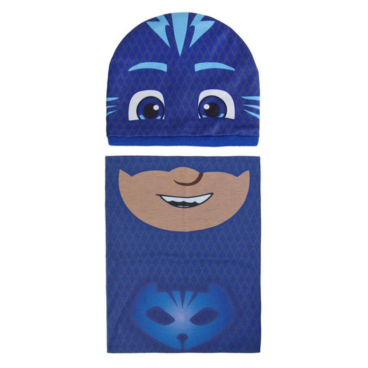 CONJUNTO 2 PIEZAS GORRO + PAÑUELO PJ MASK GATUNO