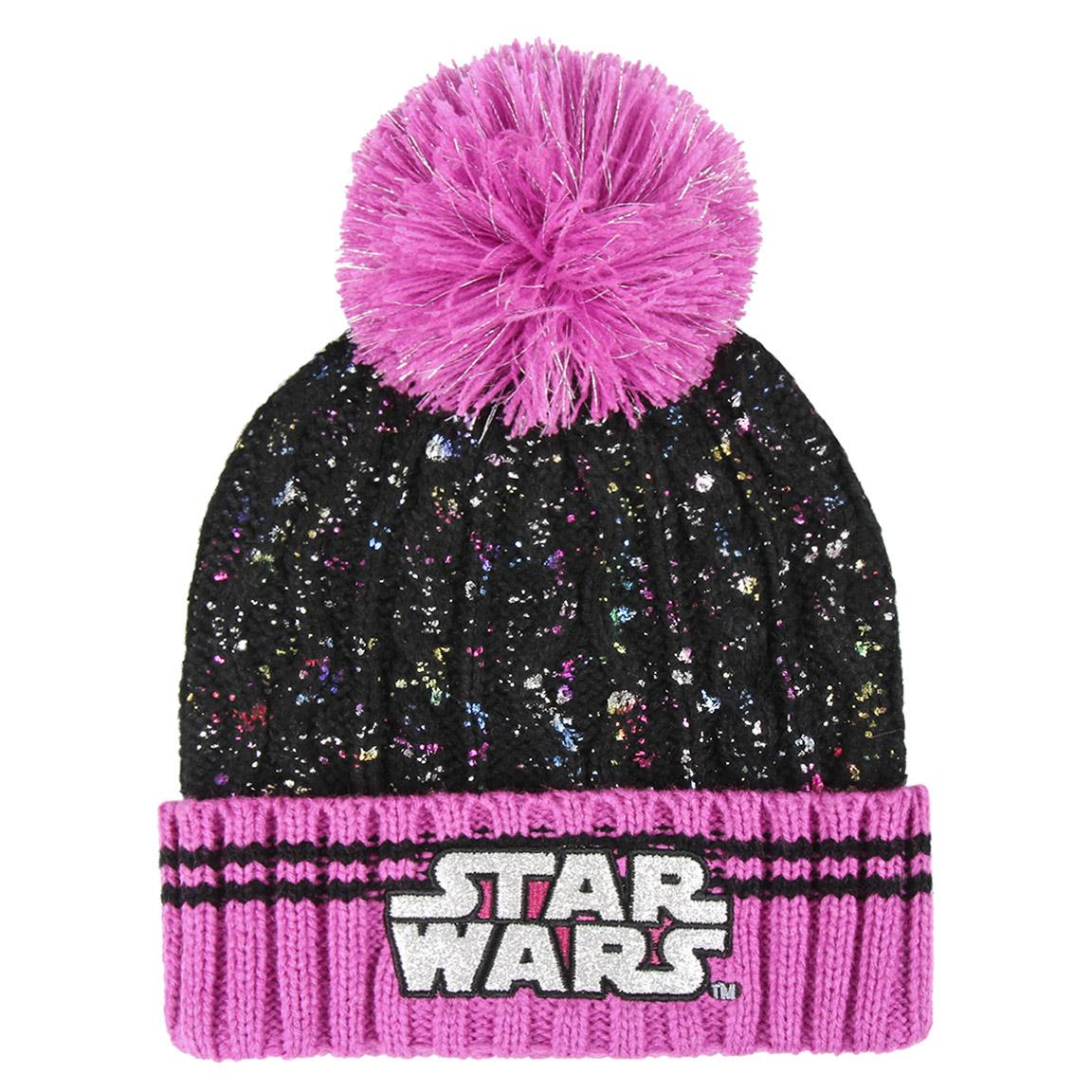 GORRO TRICOT CON POMPOM STAR WARS