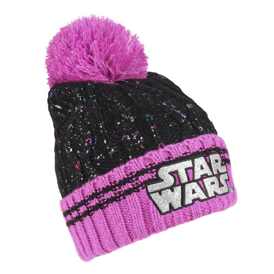 GORRO TRICOT CON POMPOM STAR WARS