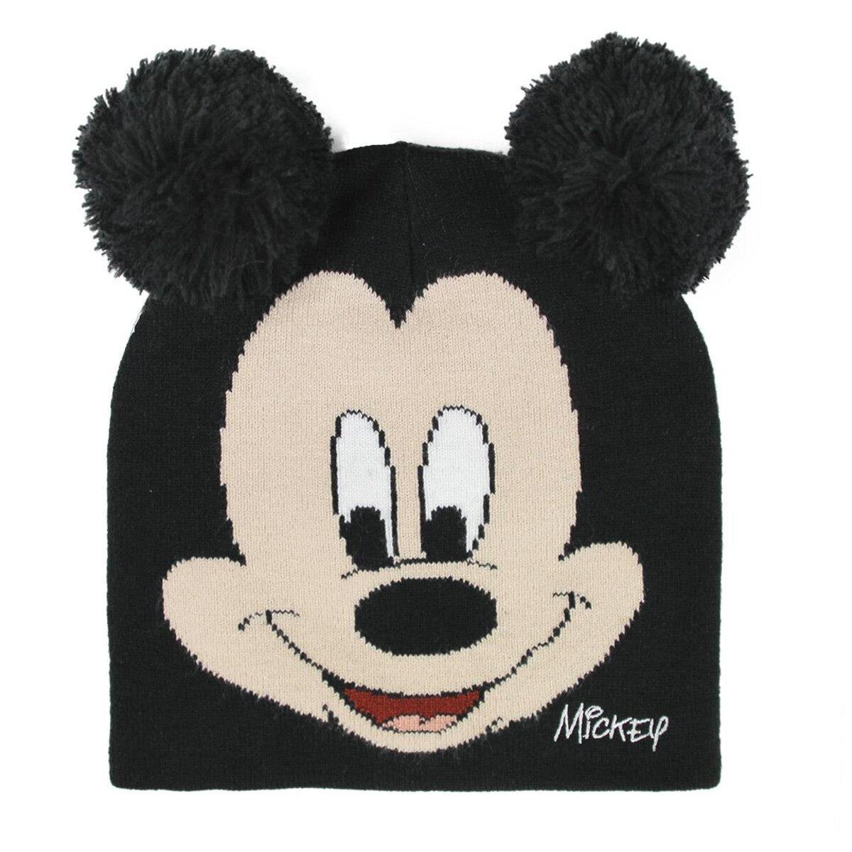 GORRO PUNTO APLICACIONES MICKEY