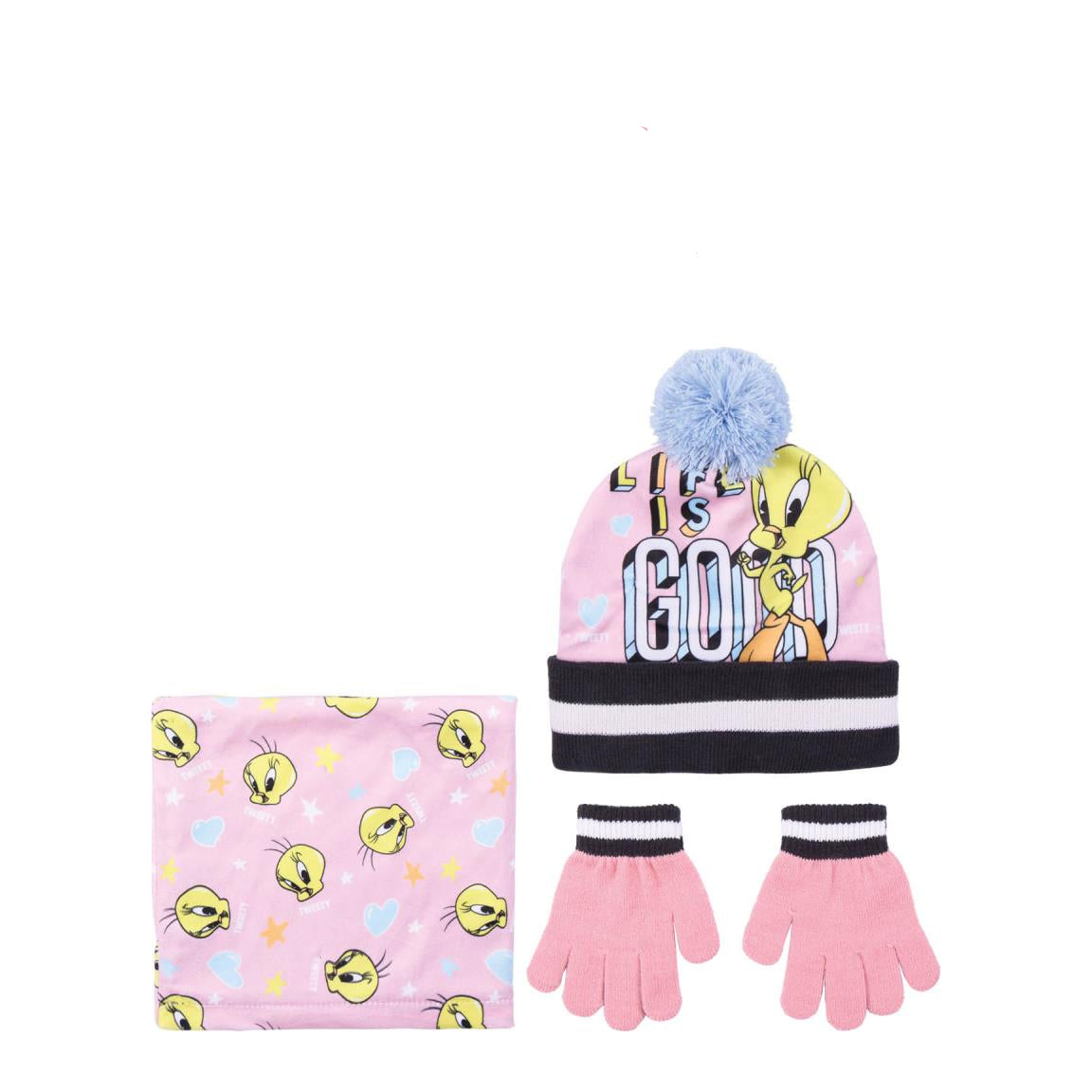 CONJUNTO 3 PIEZAS SNOOD LOONEY TUNES