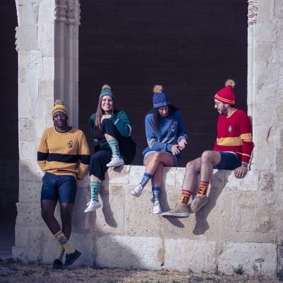 GORRO TRICOT POMPOM HARRY POTTER SLYTHERIN