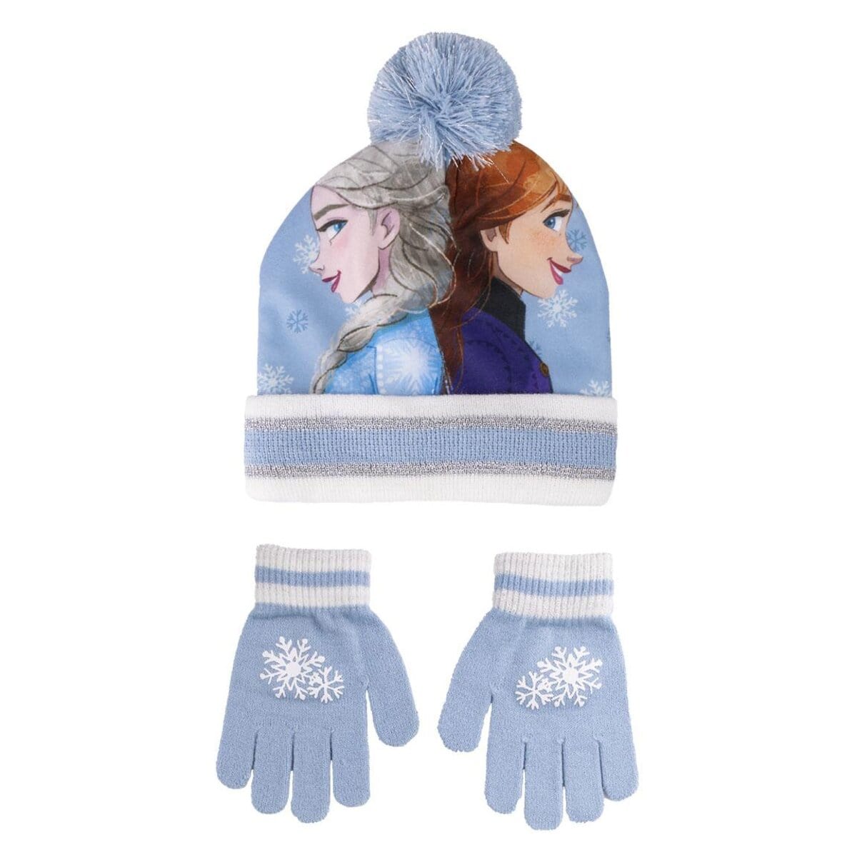 CONJUNTO INVIERNO 2 PIEZAS FROZEN  (GORRO + GUANTES )