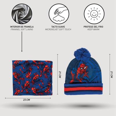 CONJUNTO 3 PIEZAS SNOOD SPIDERMAN