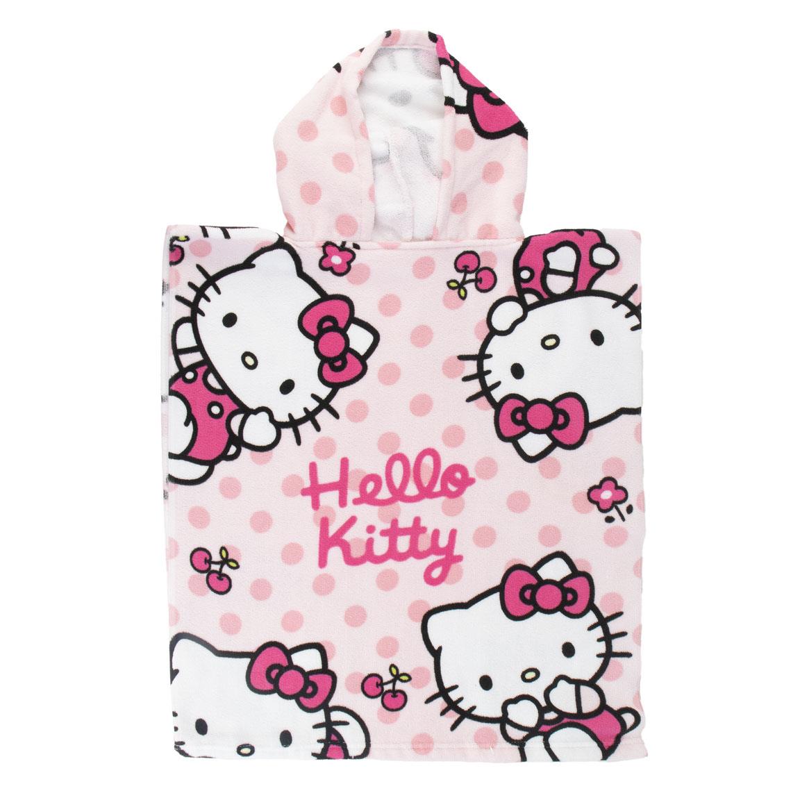 PONCHO MICROFIBRA HELLO KITTY