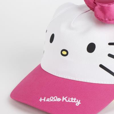 GORRA VISERA CURVA APLICACIONES HELLO KITTY