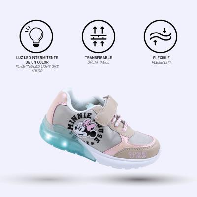 DEPORTIVA SUELA TPR CON LUCES MINNIE