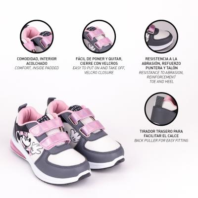 DEPORTIVA SUELA PVC CON LUCES MINNIE