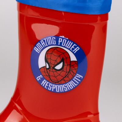 BOTAS LLUVIA PVC SPIDERMAN