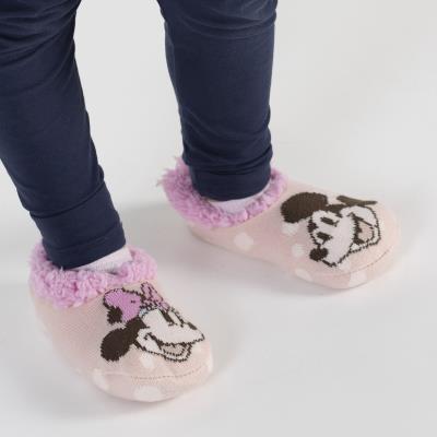 ZAPATILLAS DE CASA SUELA BLANDA CALCETÍN MINNIE