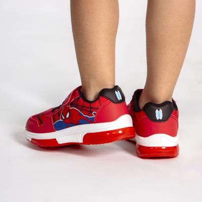 DEPORTIVA SUELA PVC CON LUCES SPIDERMAN