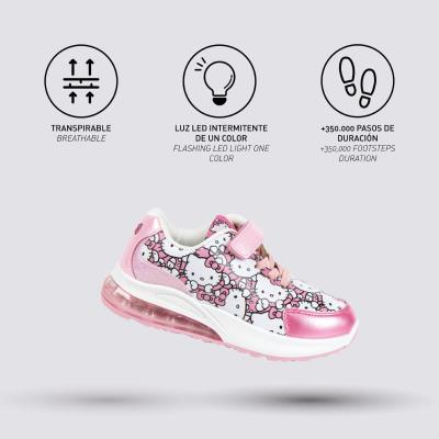 DEPORTIVA SUELA PVC CON LUCES HELLO KITTY