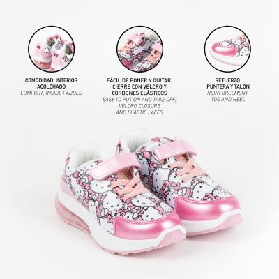 DEPORTIVA SUELA PVC CON LUCES HELLO KITTY
