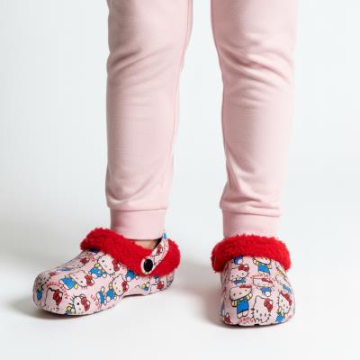 ZAPATILLAS DE CASA ZUECO BORREGUILLO HELLO KITTY