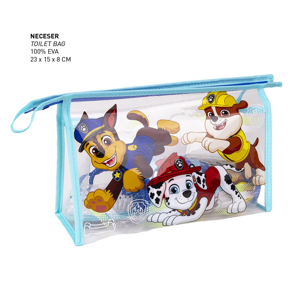 NECESER ASEO VIAJE ACCESORIOS PAW PATROL