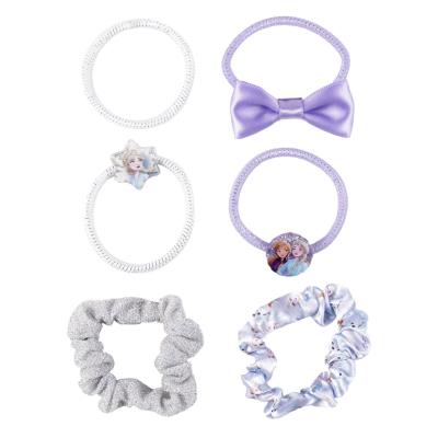 Imagen de ACCESORIOS PELO ELÁSTICOS 6 PIEZAS FROZEN