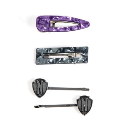 Imagen de ACCESORIOS PELO CLIPS 4 PIEZAS WEDNESDAY