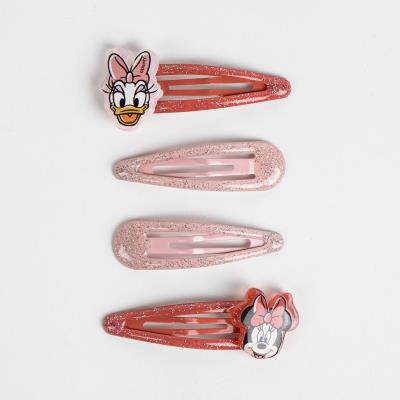 ACCESORIOS PELO CLIPS 4 PIEZAS MINNIE