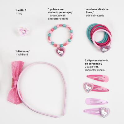 SET DE BELLEZA ACCESORIOS DISPLAY HELLO KITTY