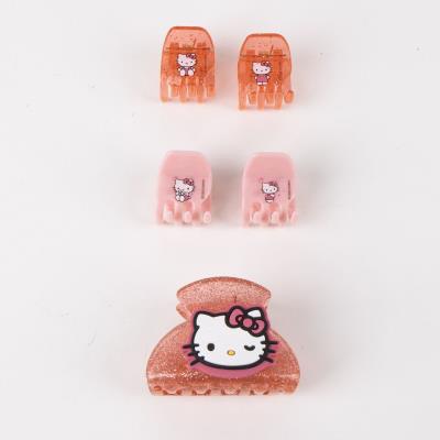 ACCESORIOS PELO CLIPS 5 PIEZAS HELLO KITTY