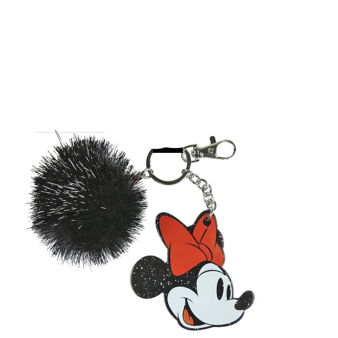 LLAVERO PREMIUM POMPON ACRILICO MINNIE DISNEY