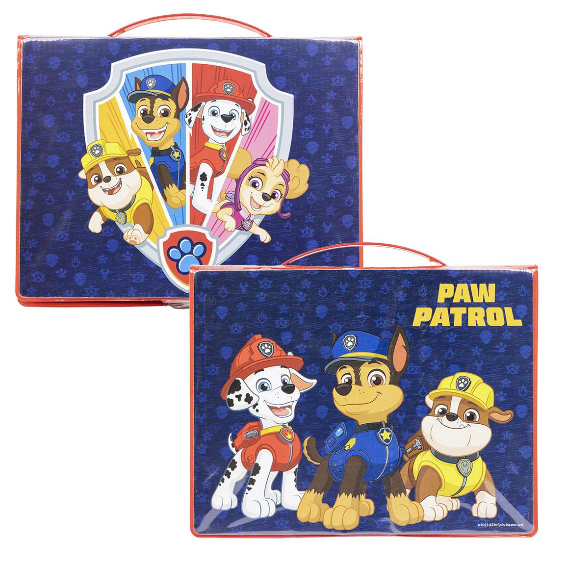 SET PAPELERIA COLOREABLE CAJA PAW