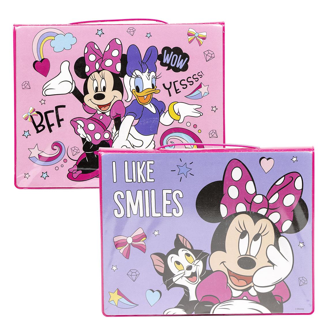 SET PAPELERIA COLOREABLE CAJA MINNIE