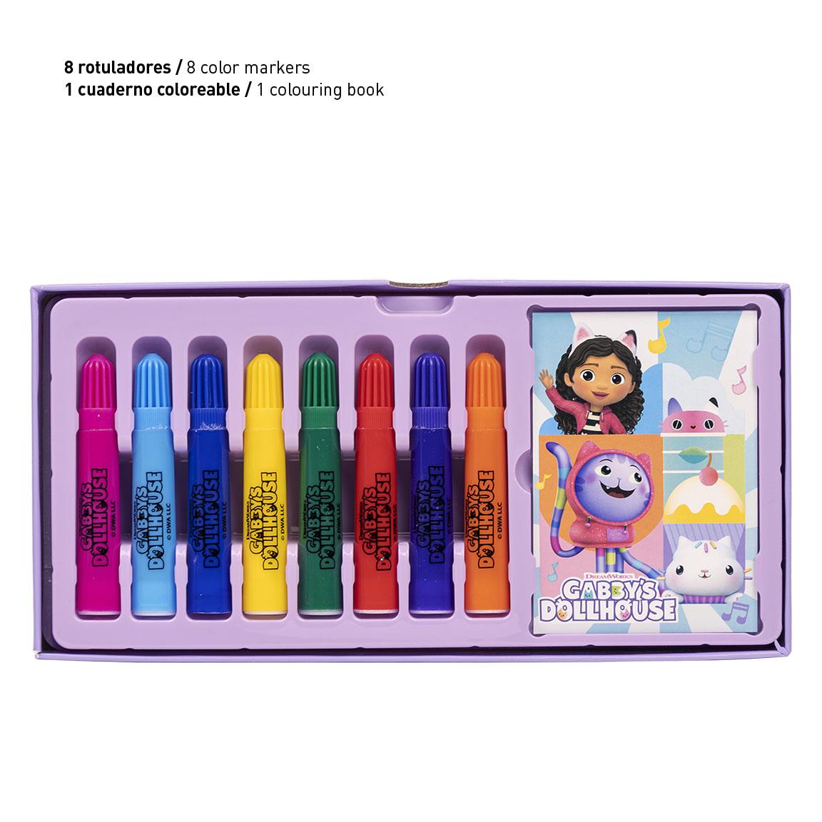 SET COLOREABLE MALETIN GABBYS DOLLHOUSE