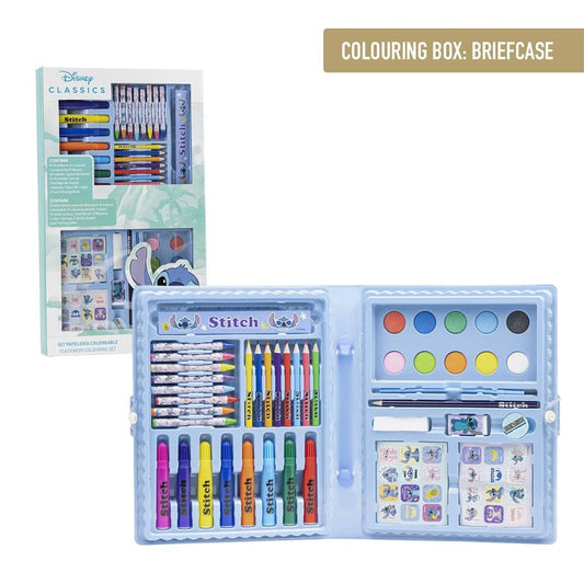 SET PAPELERIA COLOREABLE CAJA STITCH