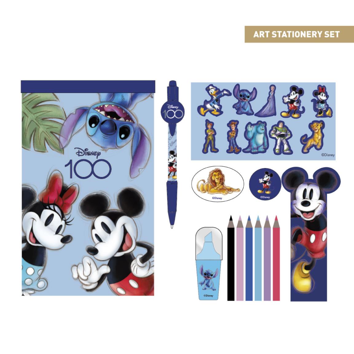 SET DE PAPELERIA DISNEY 100