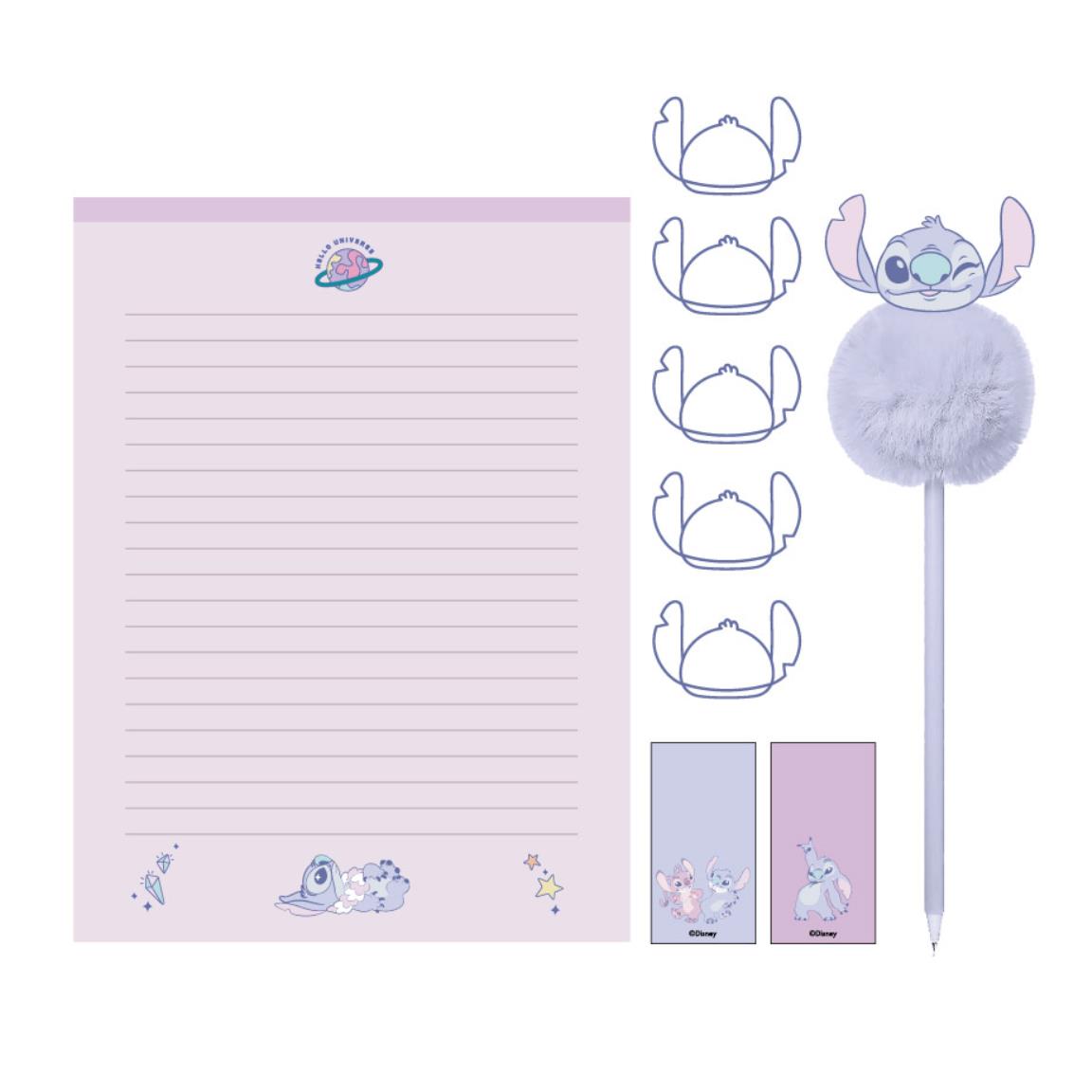 SET DE PAPELERIA STITCH