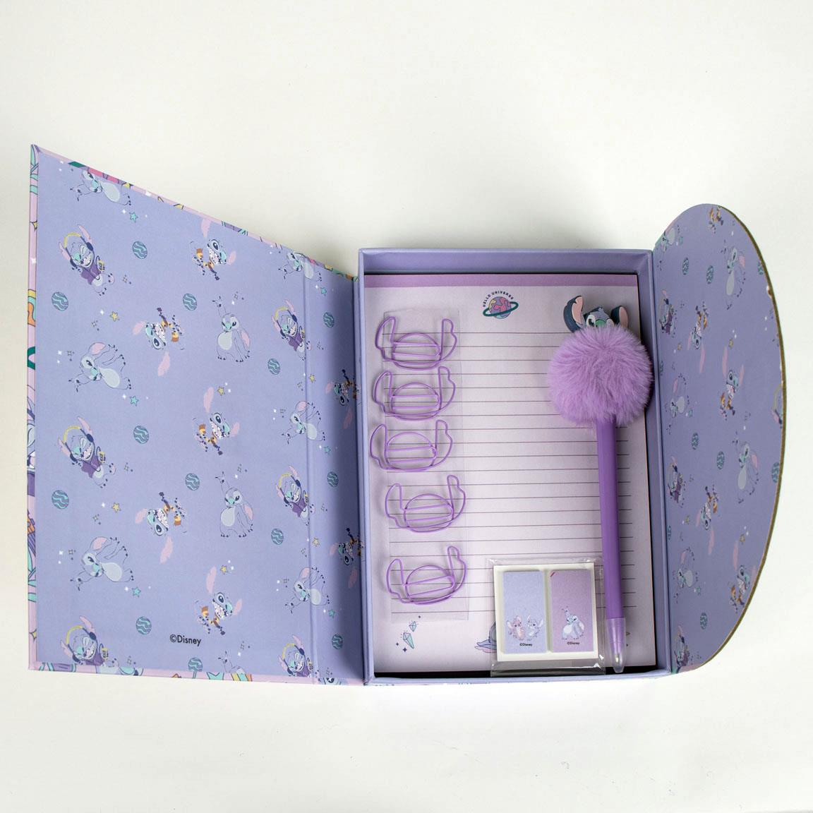 SET DE PAPELERIA STITCH