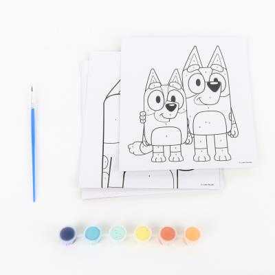 SET COLOREABLE NÚMEROS BLUEY